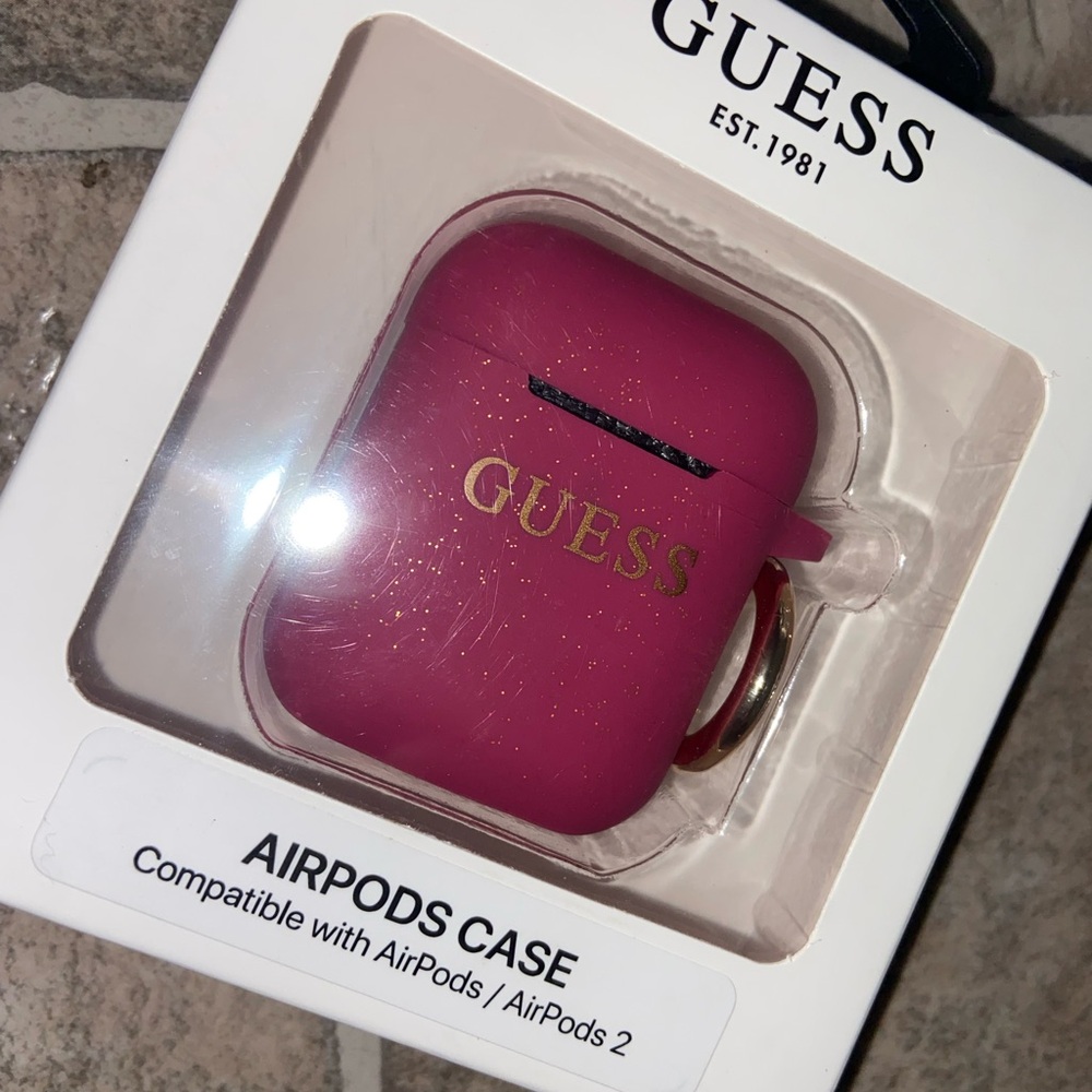 Guess Pink AirPods Case- NWT